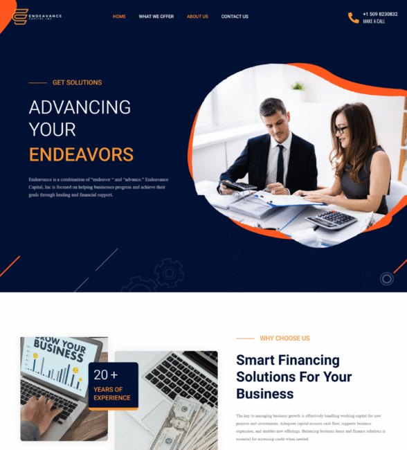 Endeavance Capital Smart Financing Solutions for Your Business Endeavance Capital Smart Financing Solutions for Your Business